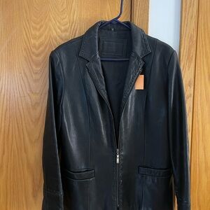 Black leather, Avanti jacket